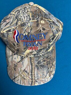 Romney Ryan 2012 Campaign Camo Hat